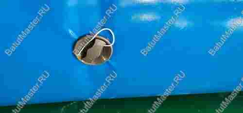 Надувной бассейн «Одноцветный» 10*10*0,8 м