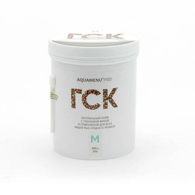 ГСК-M 600 мл - для ежедневного кормления растительноядных и большинства всеядных рыб