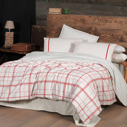 Комплект постельного белья из фланели SAREV BRAMO евро