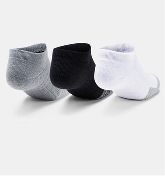Теннисные носки Under Armour Youth HeatGear No Show Socks 3P - серый