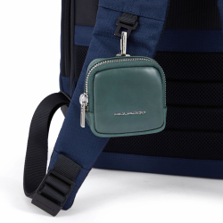 Рюкзак Piquadro Wollem CA6239W129BM/BLU синий полиэстер/натур.кожа