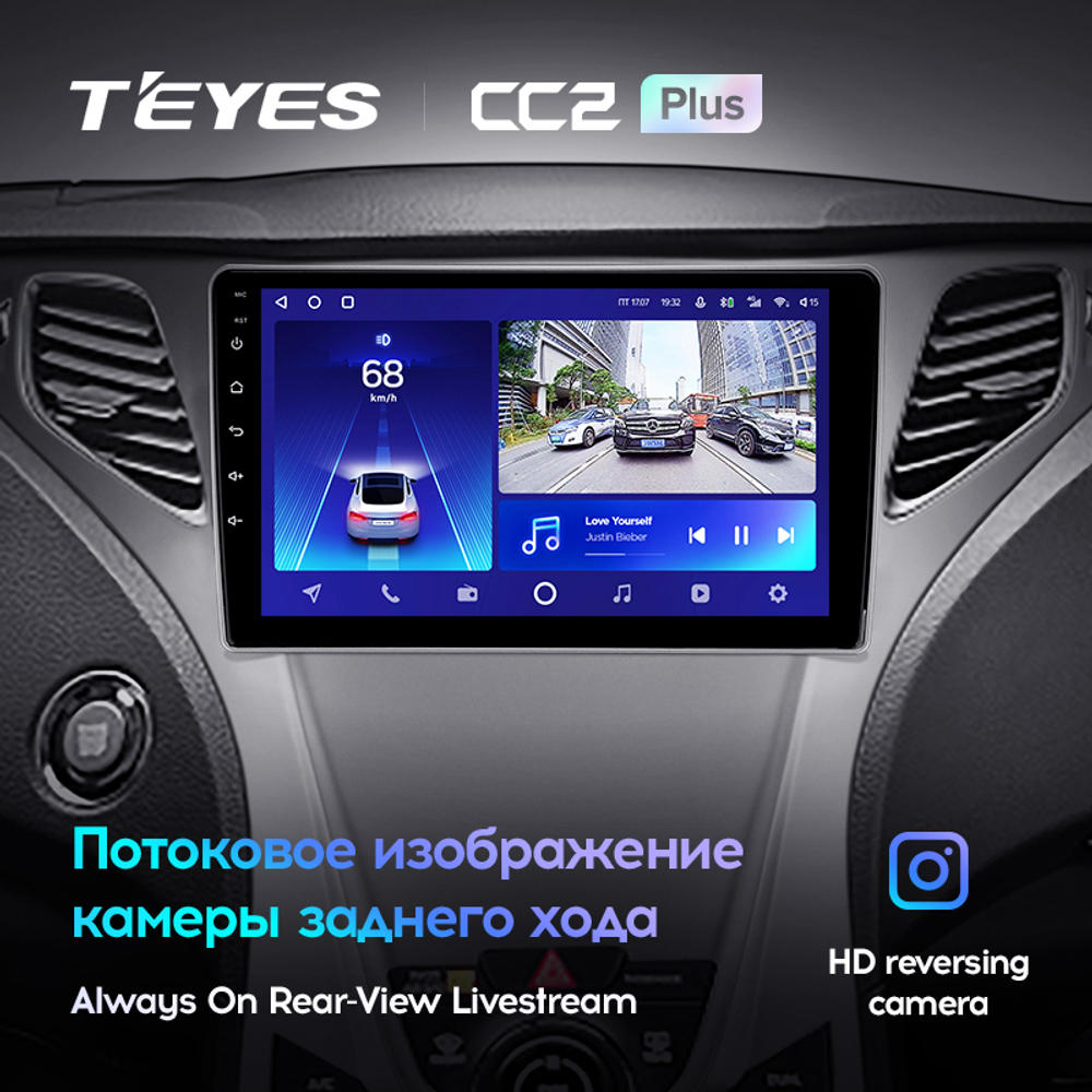 Teyes CC2 Plus 9" для Hyundai Azera II 2011-2014