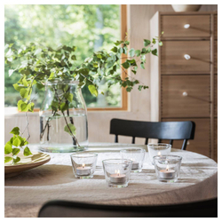 IKEA ADLAD  (ИКЕА АДЛАД)  -  Ароматическая свеча, скандинавский лес/белый, 3,5 часа.