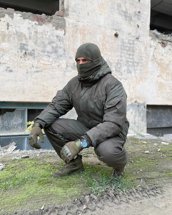 Костюм мембранный Егерь / зима / олива