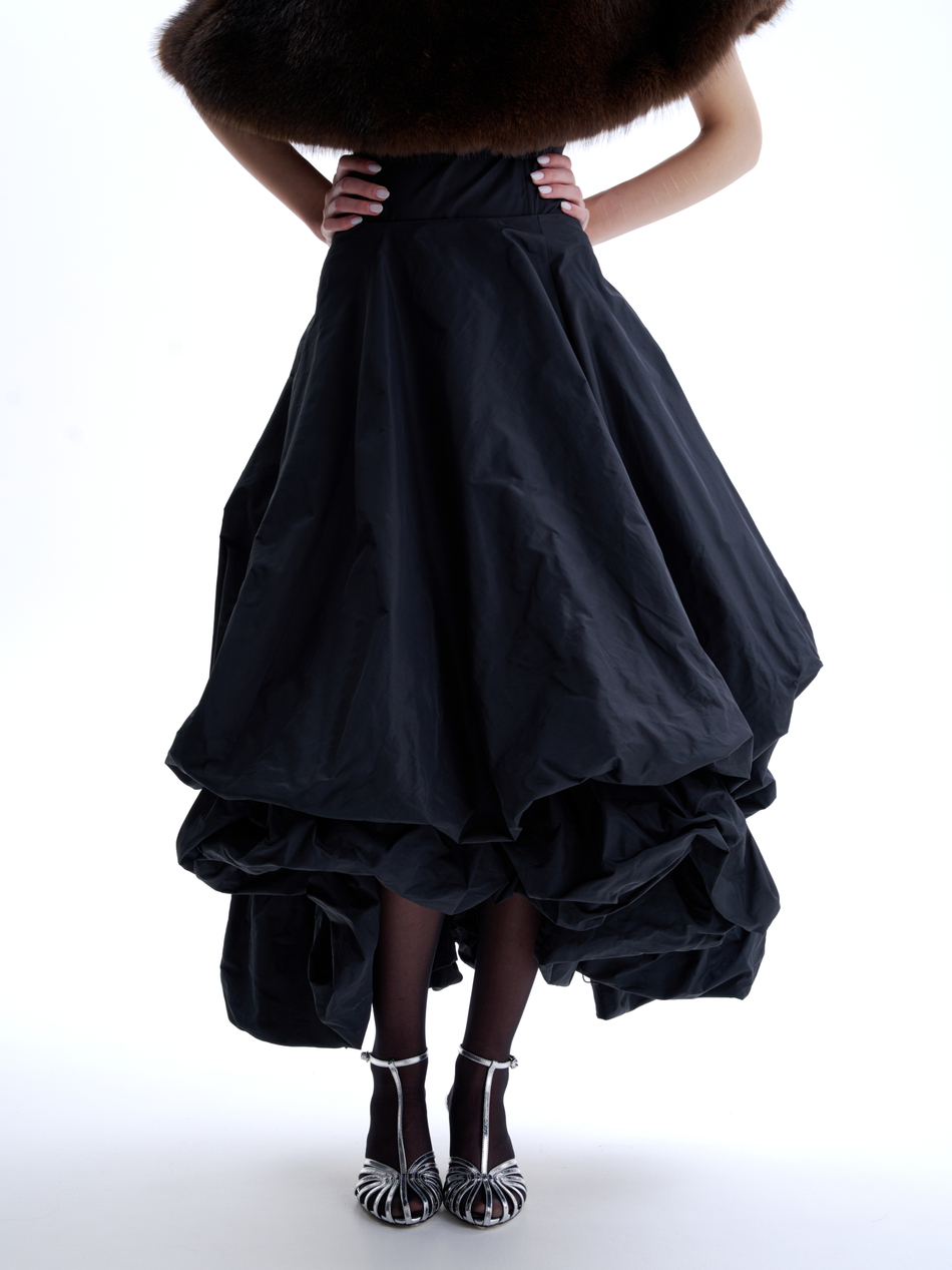 Двойная юбка-баллон из тафты