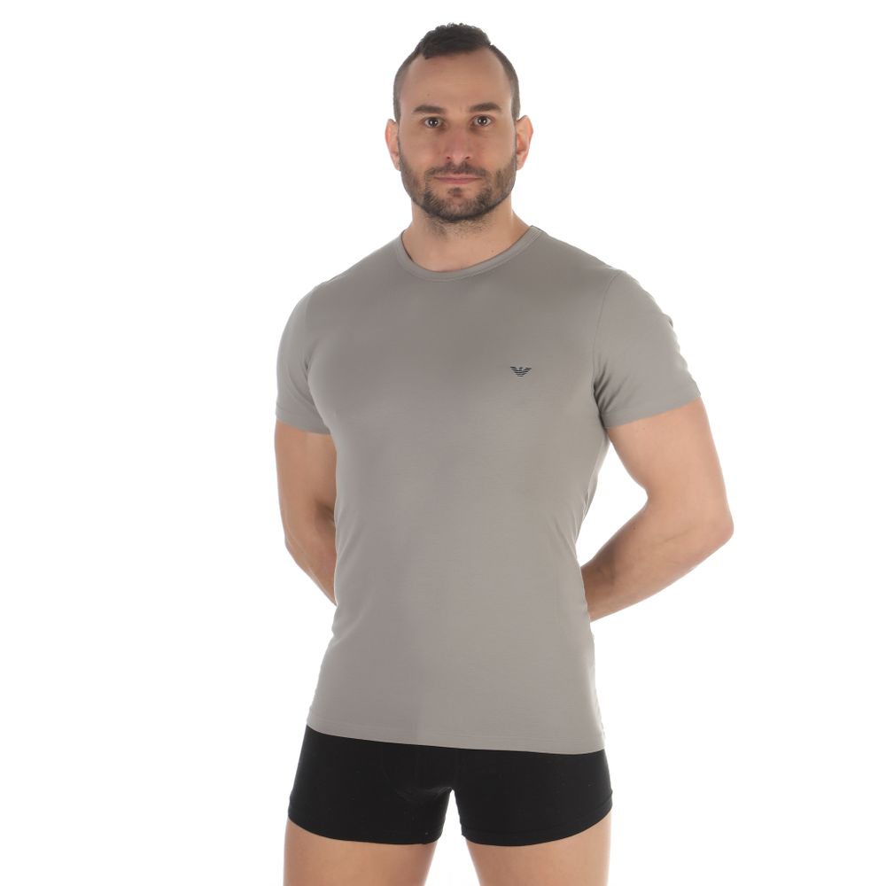 Набор мужских футболок 2в1 (черный, серый) Emporio Armani 111267_CC717 03320