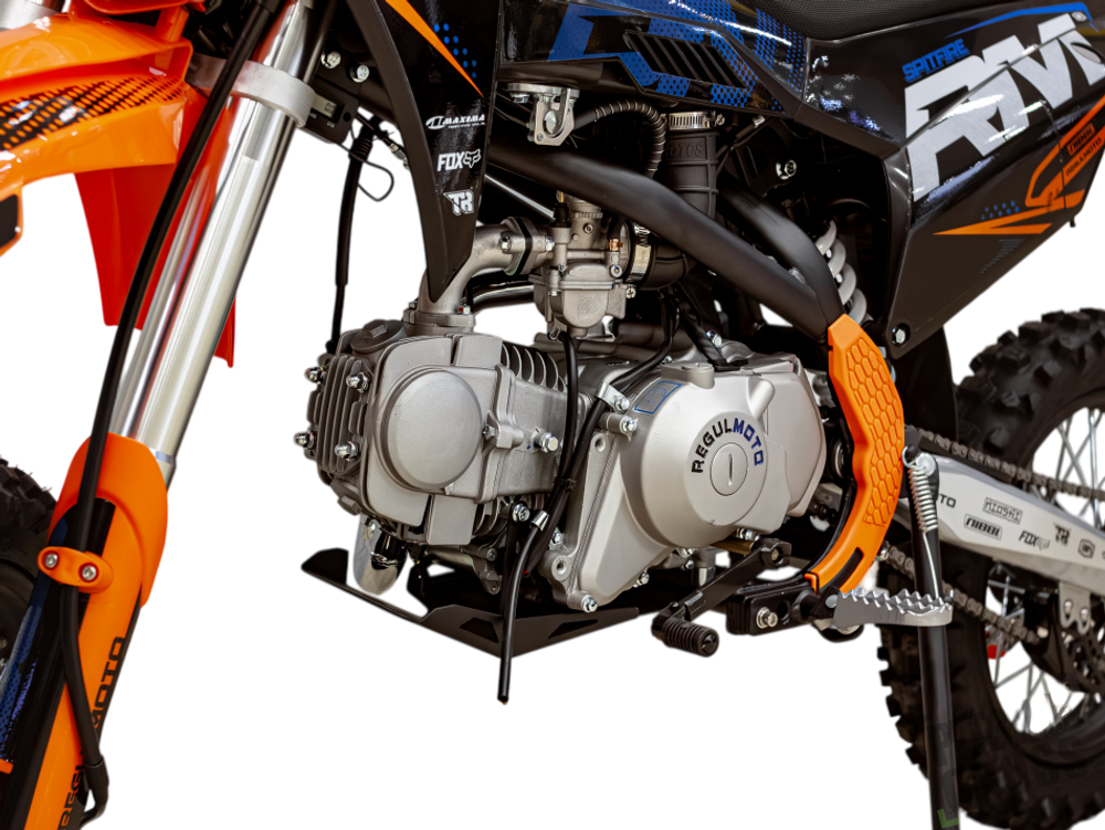 Питбайк Regulmoto SPITFIRE 17/14 PRO 140сс черный/оранжевый