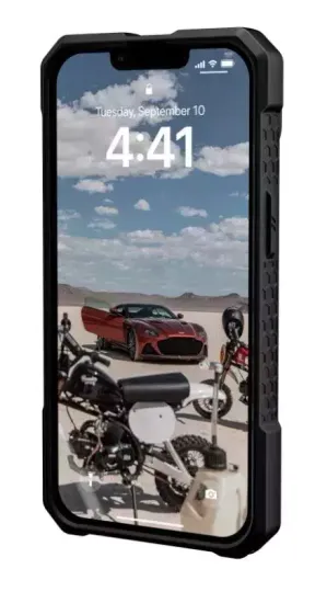 Чехол с поддержкой MAGSAFE Uag Monarch Pro для iPhone 14 6.1", цвет чёрный (Kevlar-Black)