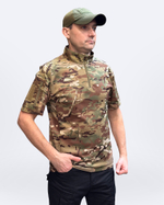 Футболка мультикам с воротом