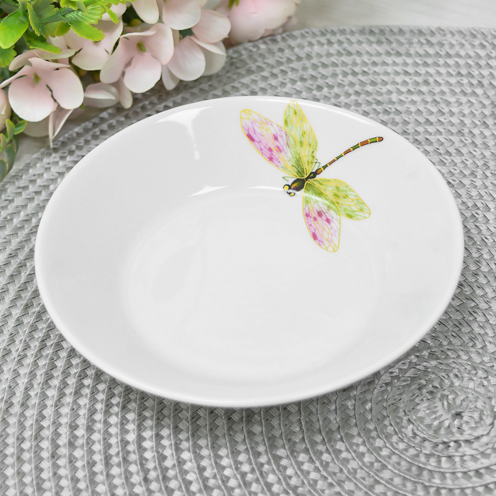 Блюдце 140мм форма 582 Стрекоза