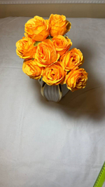 Искусственные цветы, желтые подсолнухи / Высота 44 см. 9 стебелей 9 бутонов/