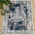 Коврик комнатный с бахромой на резиновой подложке ZALEL 80*150 BM2124TU