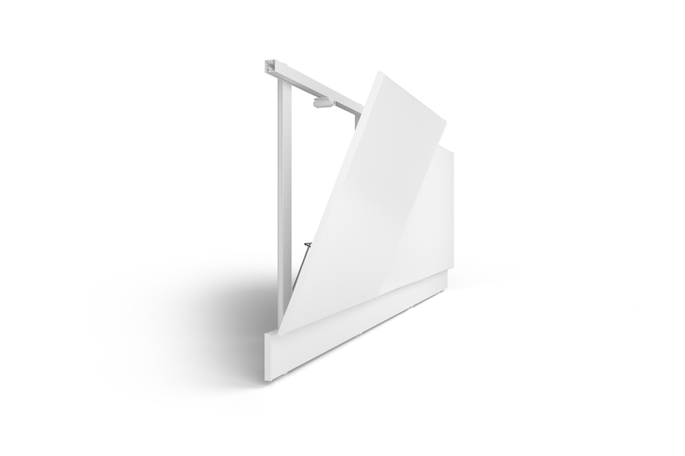 Водостойкий экран под ванну с откидными дверцами