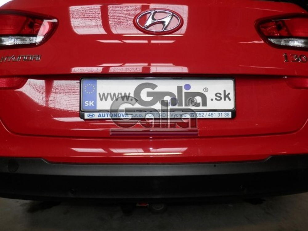Фаркоп оцинкованный Galia H100C для Hyundai i30 универсал 2017-, Kia Ceed универсал 2017-(паспорт и сертификат в комплекте)(без электрики)