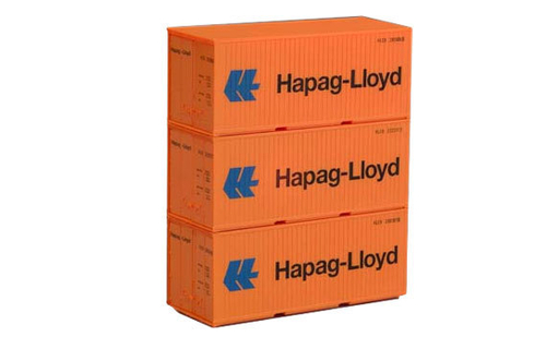 Контейнеры (20 фут) "Hapag Lloyd" (набор из 3 шт), проф.серия