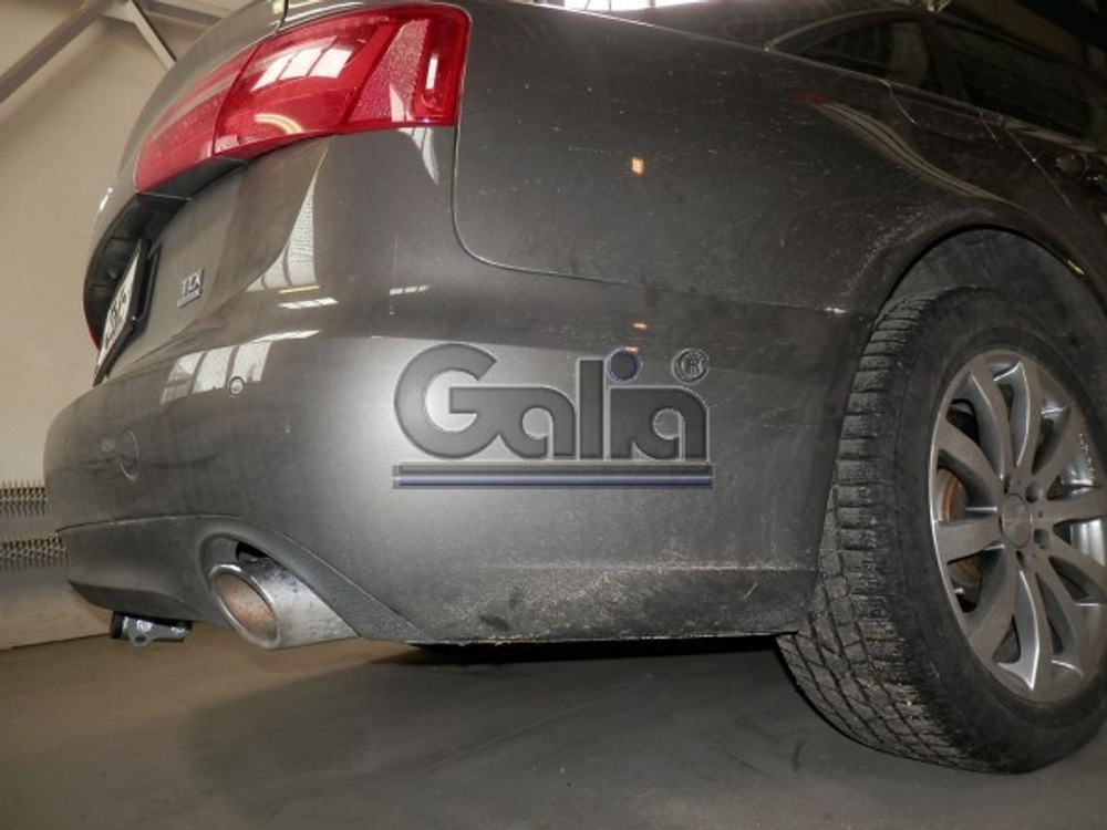 Фаркоп оцинкованный Galia A049A для Audi A6 седан/универсал 2011-2019, A6 Allroad 2012-, A7 Sportback 2011-2017(паспорт и сертификат в комплекте)(без электрики)