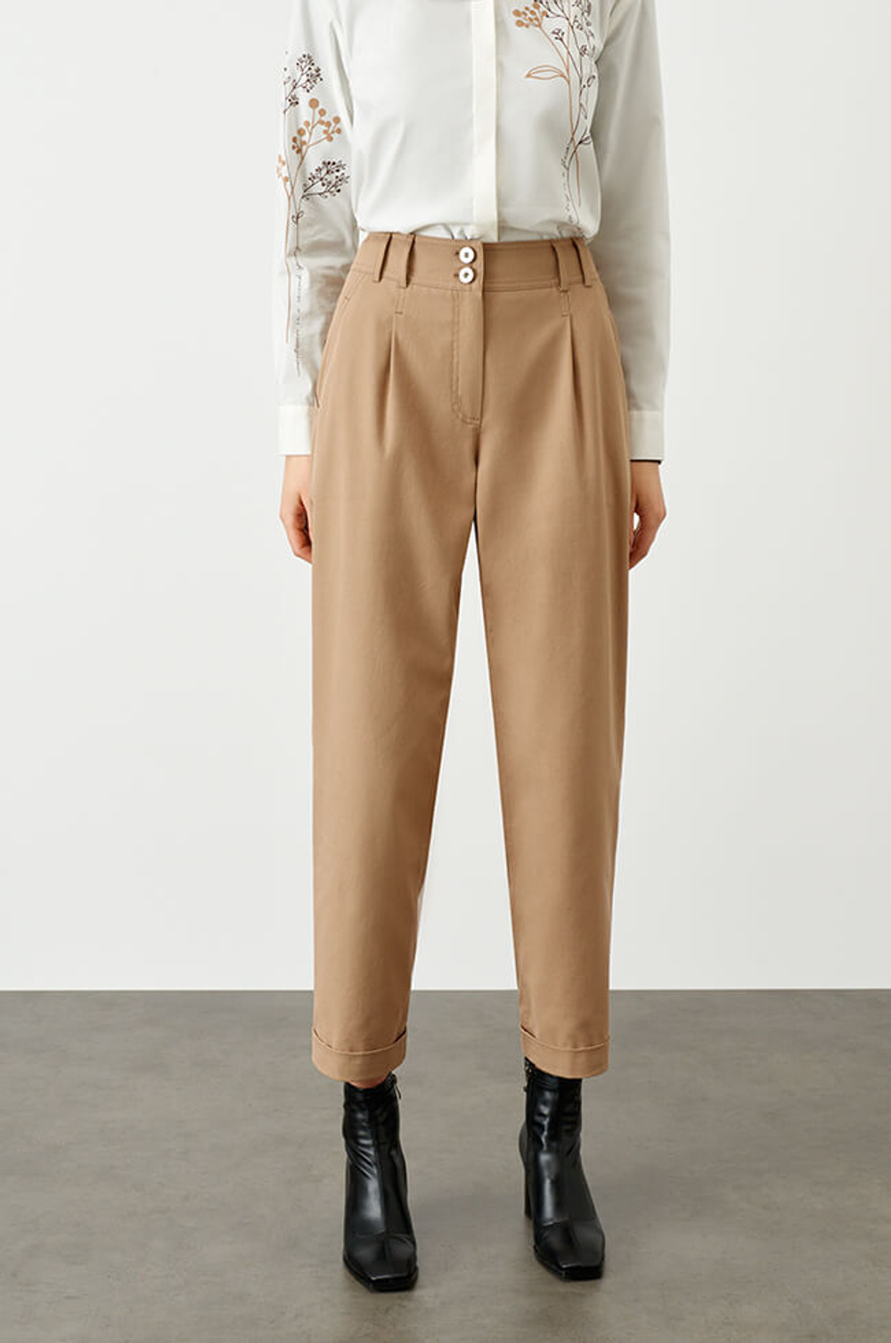 3934 Брюки женские (бежевый)