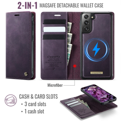 Чехол-кошелек CaseMe 2 in 1 MagSafe Samsung Galaxy S21 FE
