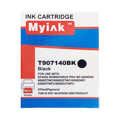 Картридж MyInk, аналог EPSON T9071 для WorkForce WF-6090DW/WF-6590DWF Black (270ml, Pigment)