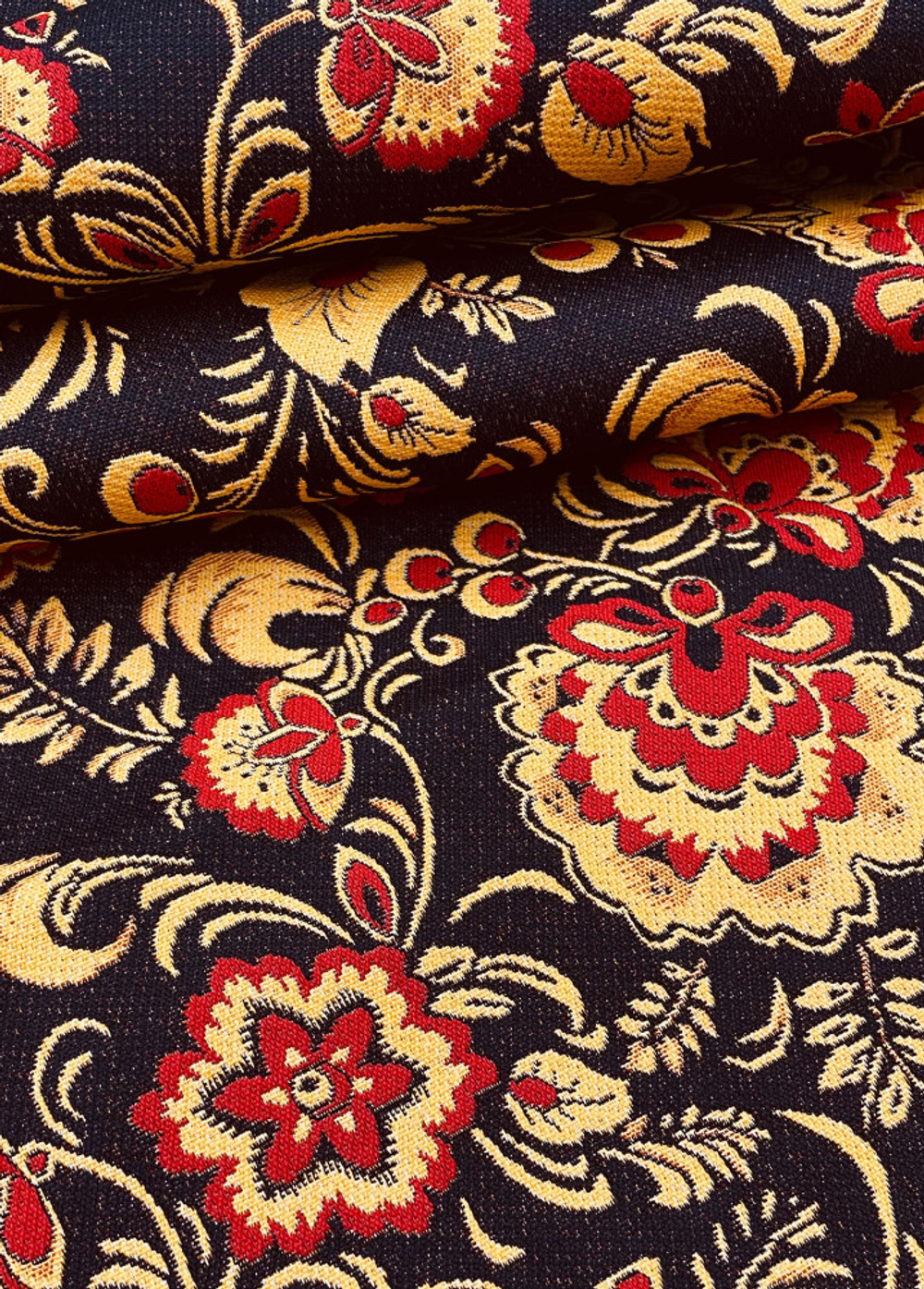 Гобеленовая ткань Хохлома ширина 175 см