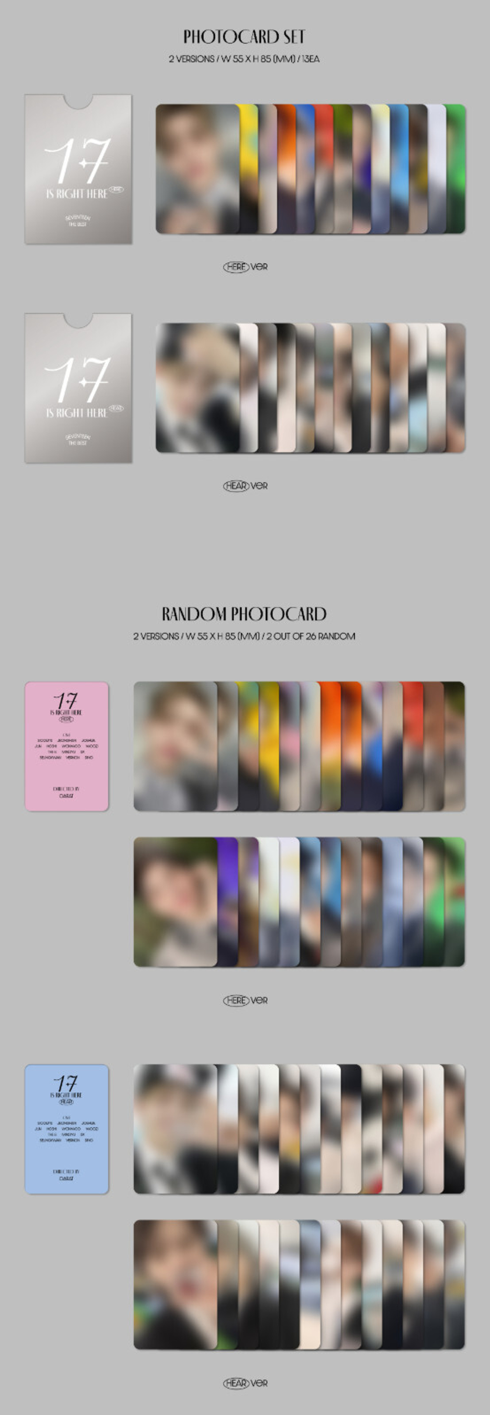 Альбом SEVENTEEN - BEST ALBUM [17 IS RIGHT HERE]