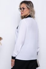Блуза "Аника" Б7256 (белая) LT Collection (Акция)