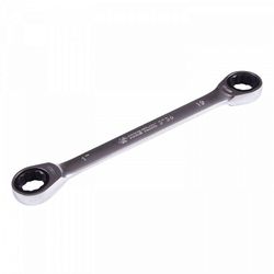 KING TONY (37361719M) Ключ трещоточный накидной 17х19 мм, прямой