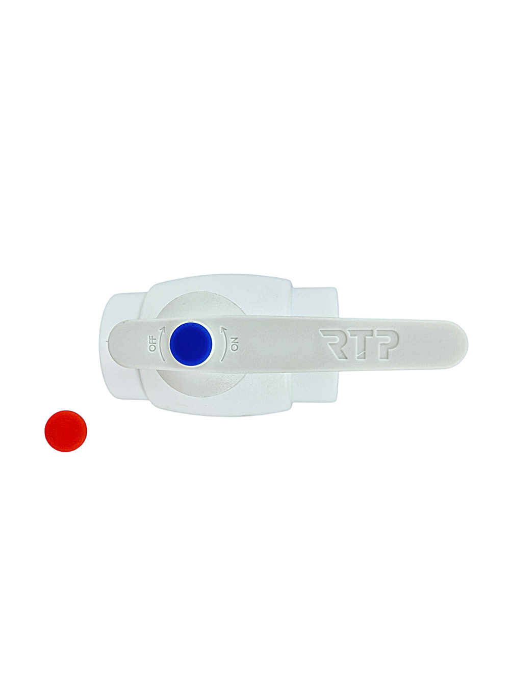 Кран шаровой полный проход PPR 32,  белый, РТП (20/1)