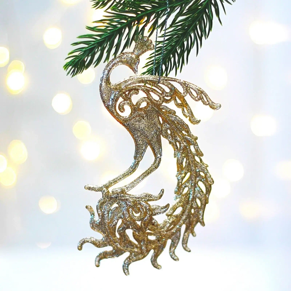 Подвеска «Волшебный хвост» 15*8 см, Золото