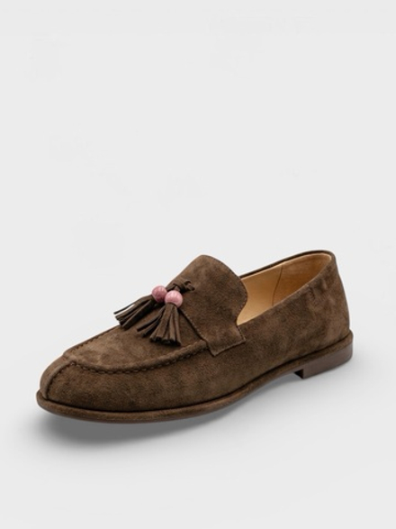 Лоферы с кисточками