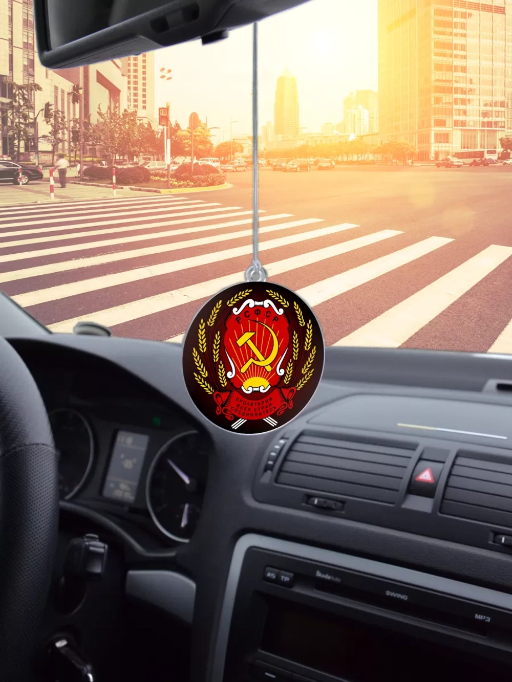 Подвеска в машину - Герб РСФСР