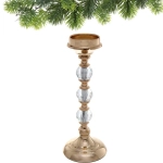 Подсвечник «CRYSTAL» 31,5*11,5*11,5 см, Золото