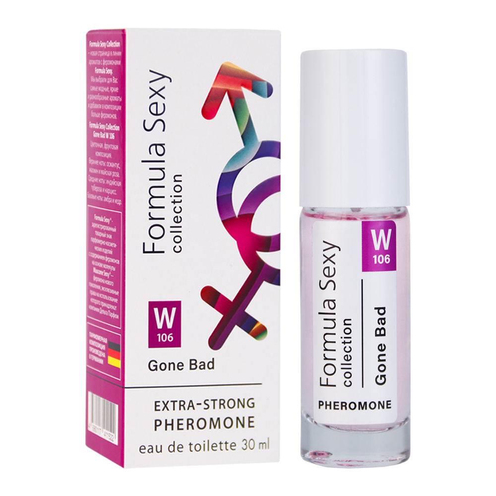 Вода туалетная c феромонами Formula Sexy Gone Bad W106 (Формула Секси Гон Бэд W106) – 30ml for women