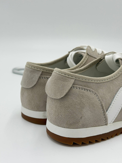 Кроссовки женские натуральная кожа арт. 251-5 цвет "бежево-серый"