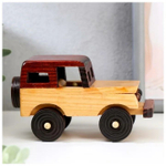 машинка из дерева "Джип" 7х5х13 см