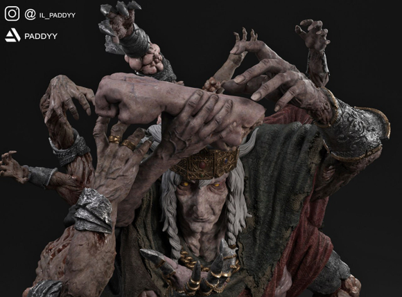 Годрик Сторукий елден ринг Фигурка Godrick The Grafted Elden Ring