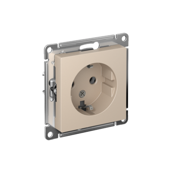 Розетка AtlasDesign 16А с заземл. механизм песочн. SE ATN001243