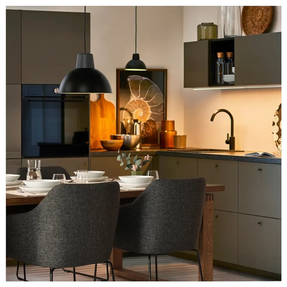 Стул - TOSSBERG IKEA/ТОССБЕРГ ИКЕА, 82х60х56 см, серый/черный