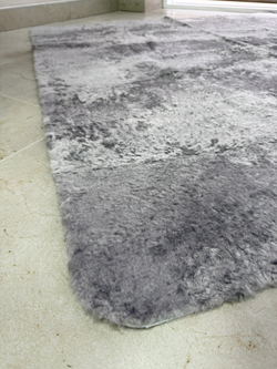 Ковер прямоугольный натуральный мех овчина, 200 х 170 см.