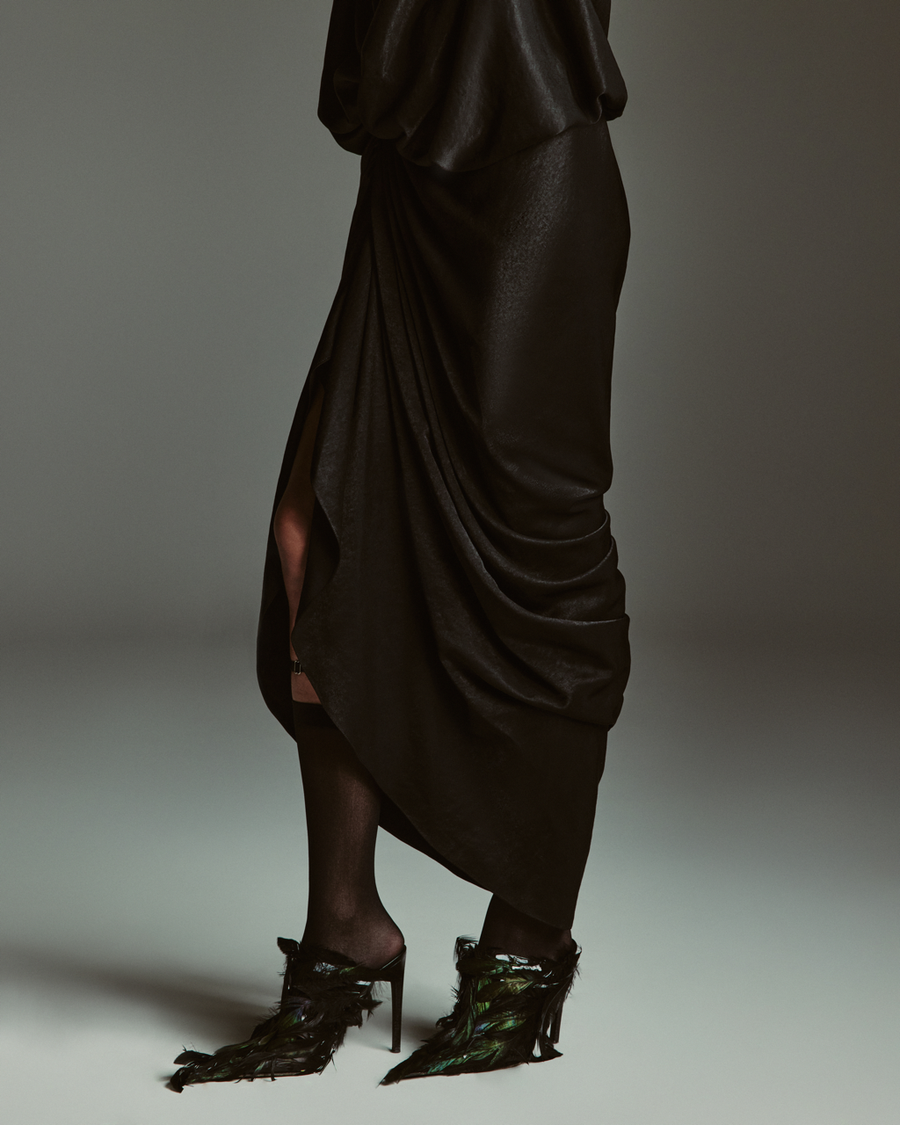 Платье интеллектуальное М, Черное