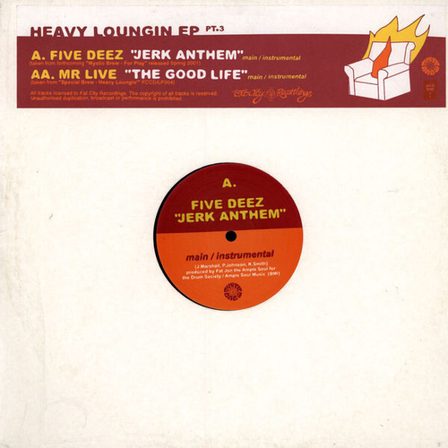 Five Deez / Mr. Live – Special Brew - Heavy Loungin' EP Pt. 3