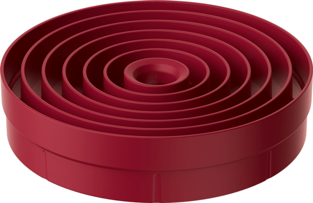 Впускная воздушная насадка красного цвета BORA PUEDR