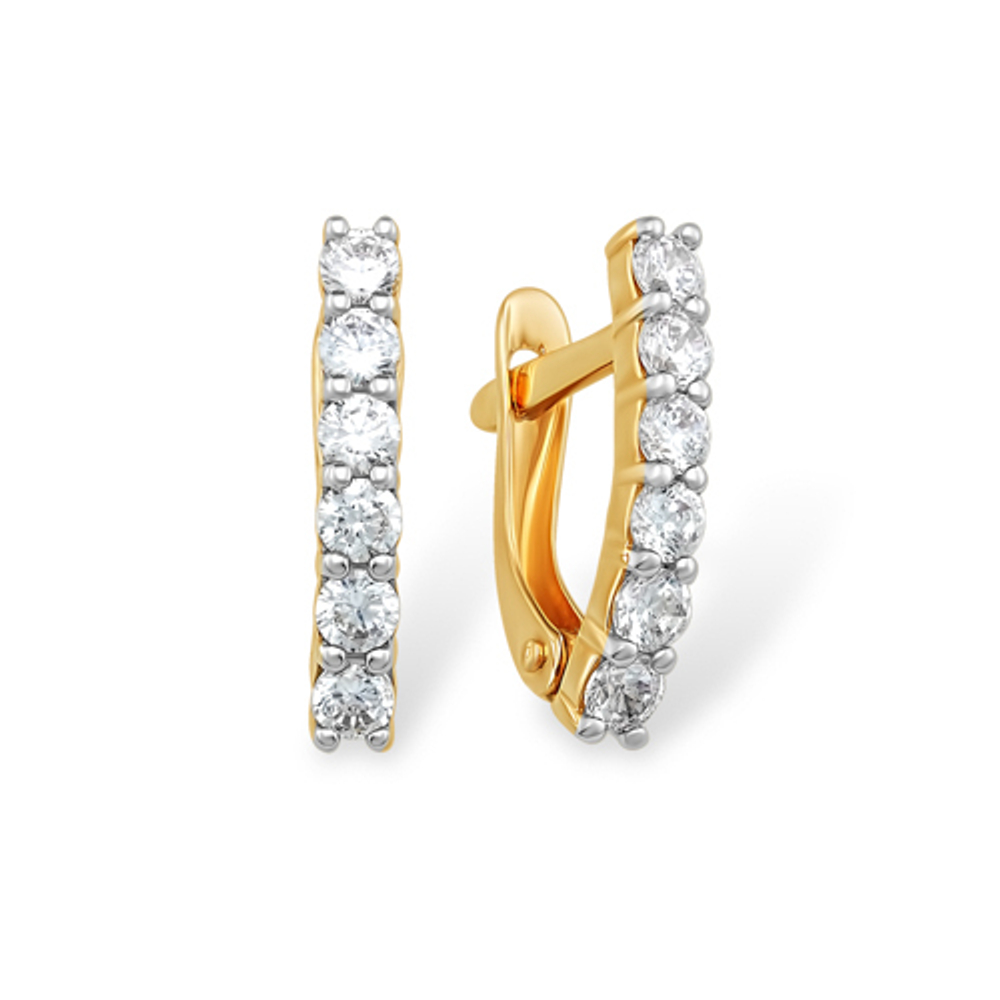 Серьги из золота 585 пробы