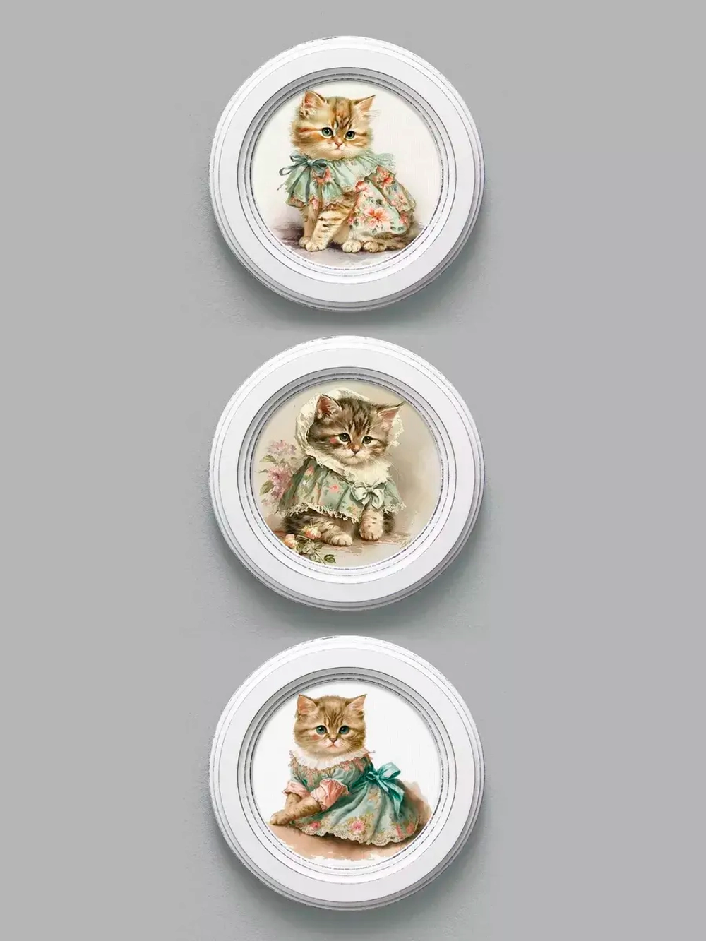 Картины на стену интерьерная на холсте 3 шт 17.5 см