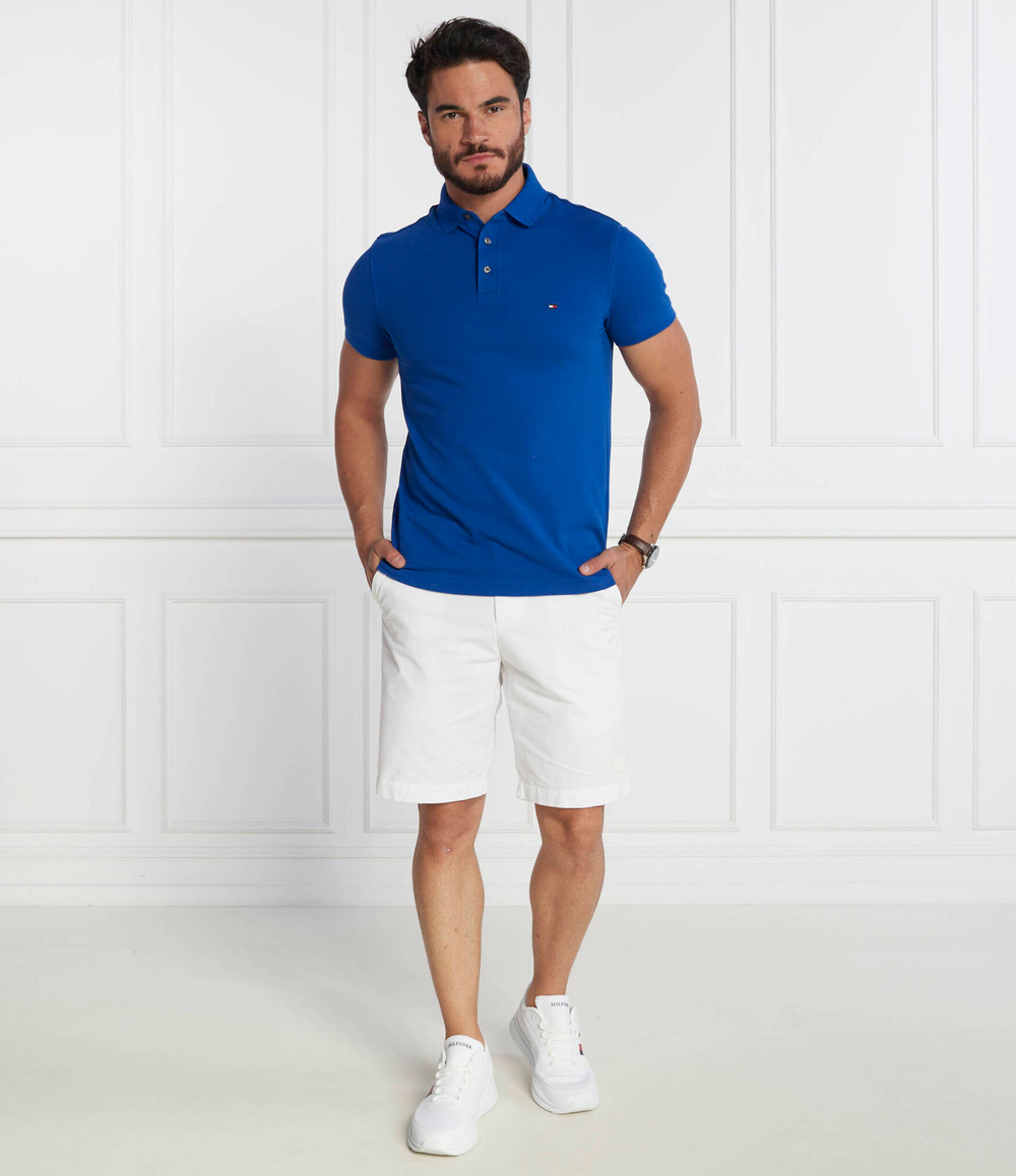 Поло 1985 Tommy Hilfiger - голубой(MW0MW17771)