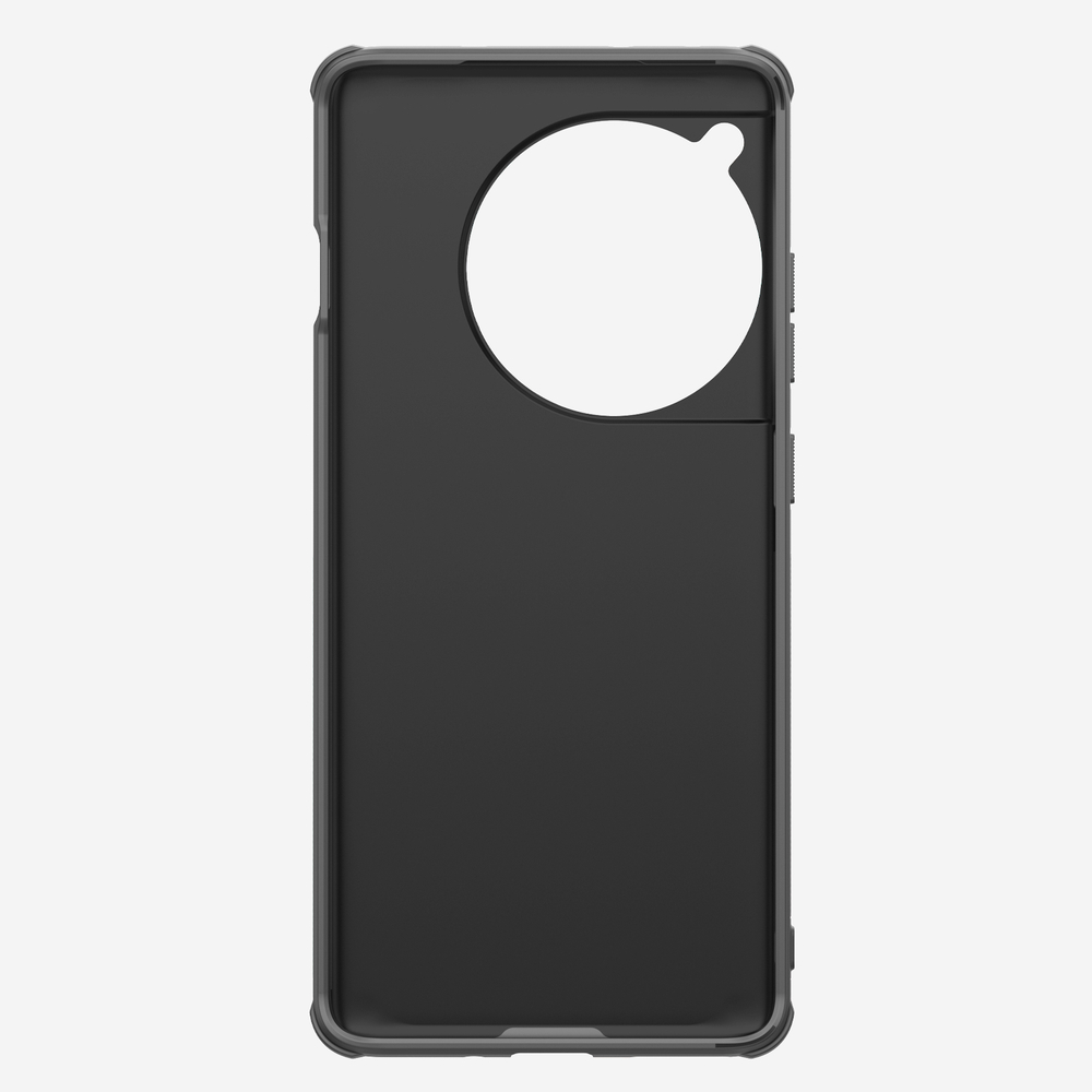 Усиленный чехол черного цвета от Nillkin для смартфона OnePlus 12R и Ace 3, серия Super Frosted Shield Pro