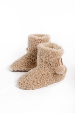 домашние сапожки из овчины