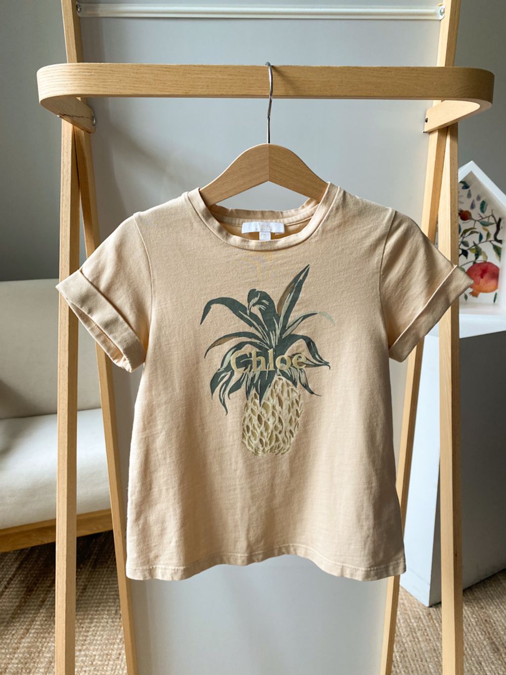 Новая хлопковая футболка Chloe, 116