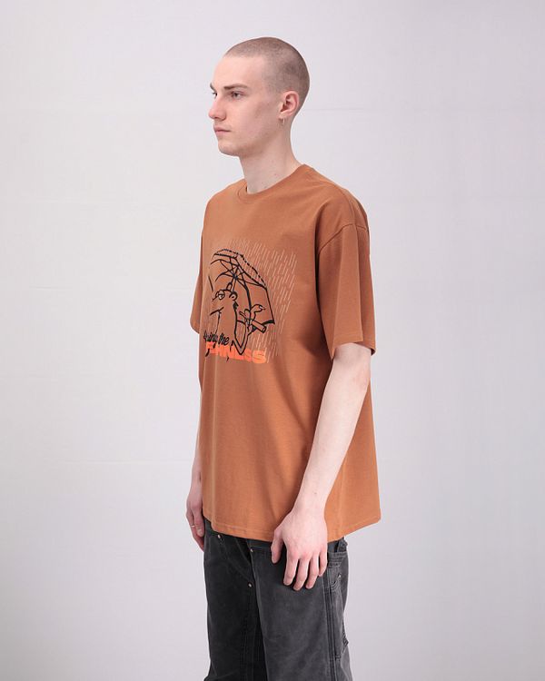 Футболка Umbrella Коричневая - фото 2