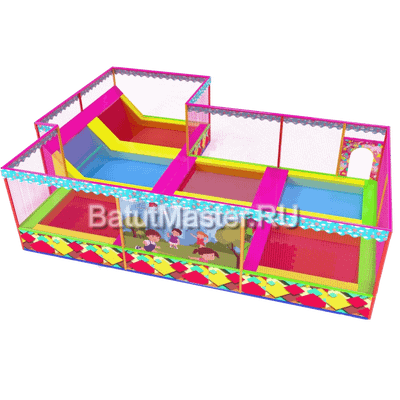 Батутная арена "Веселый аэростат" 9x7,5x3 м